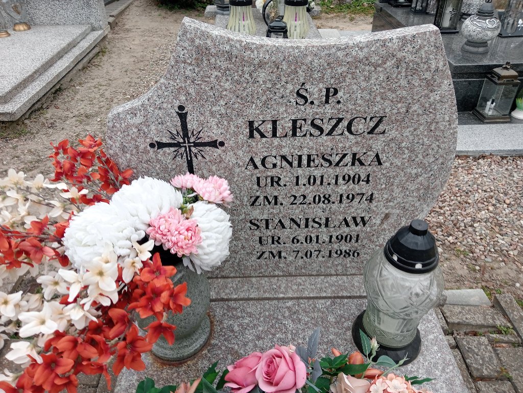 Grób Agnieszka Kleszcz