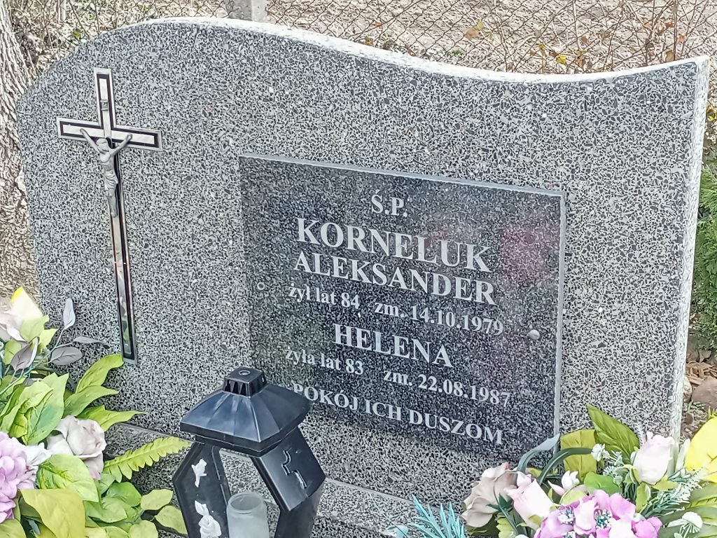 Grób Helena Korneluk